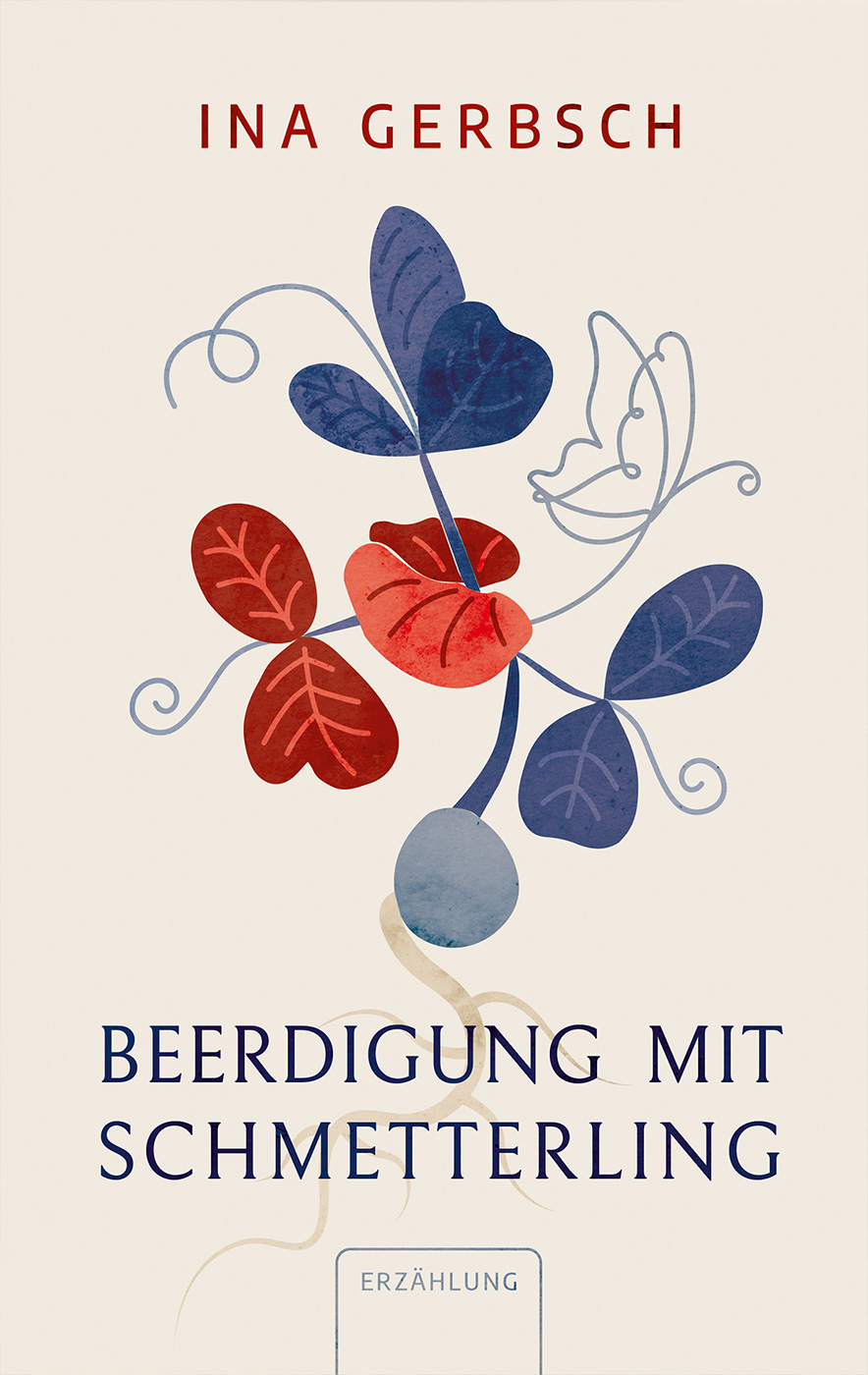 Beerdigung mit Schmetterling